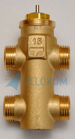 Трёхходовой клапан Watts 1/2" с байпасом. Watts-ZV41311240P1.