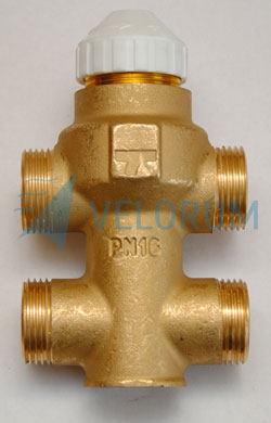 Трёхходовой клапан Watts 3/4" с байпасом. Watts ZV41313440P4.